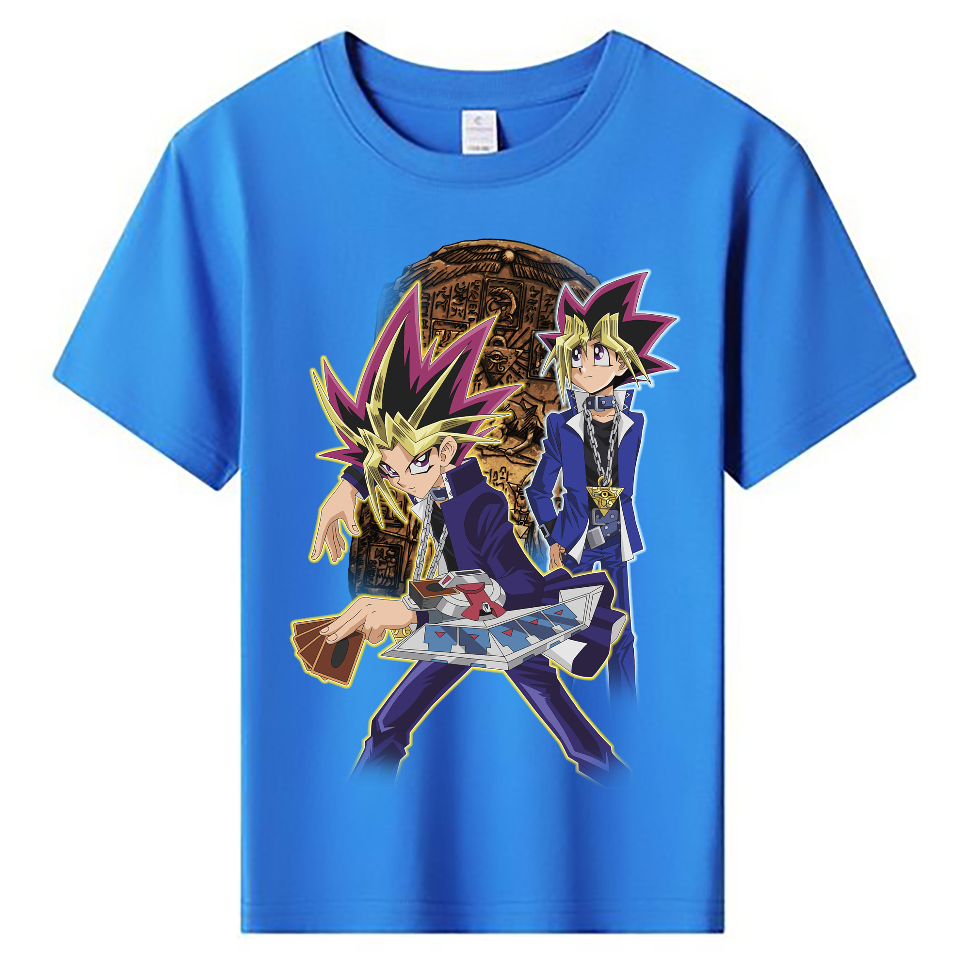 （画像用） 遊☆戯☆王 Yu-Gi-Oh! 綿100％キッズTシャツ（フロントプリント）